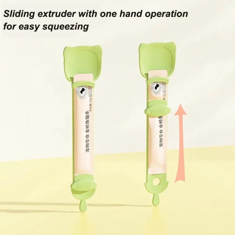 Cat Strip Squeeze Spoon Set of 2 - Picture 4 of 5